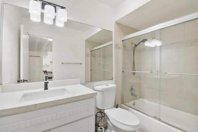6955 Alvarado Rd Unit 30, San Diego, CA 92120 - full bathroom featuring vanity and enclosed tub / shower combo