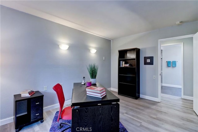 774 Via Los Altos Unit P, Laguna Woods, CA 92637 - home office with wood finished floors and baseboards