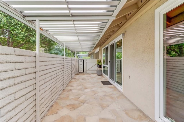 774 Via Los Altos Unit P, Laguna Woods, CA 92637 - view of patio / terrace with a gate