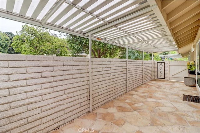 774 Via Los Altos Unit P, Laguna Woods, CA 92637 - view of patio featuring a gate
