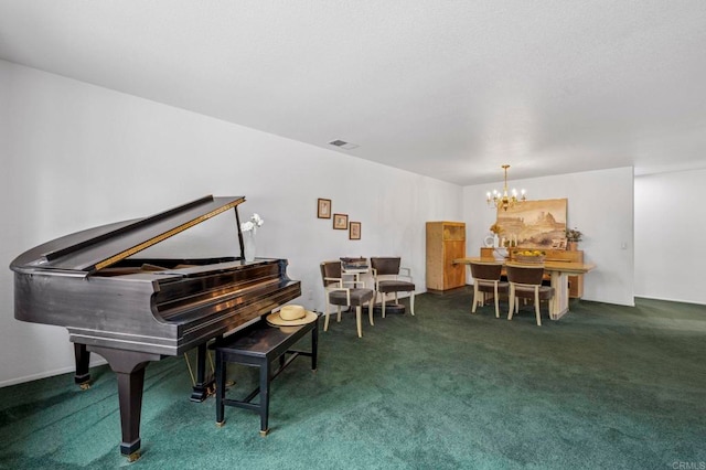 3048 Jason Rd, Fallbrook, CA 92028 - living area with a chandelier and carpet