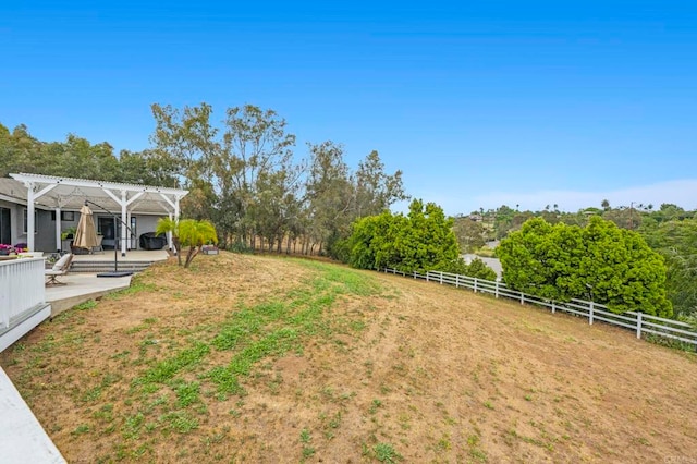 3048 Jason Rd, Fallbrook, CA 92028 - view of yard with a pergola and a patio