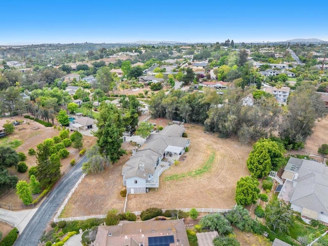 3048 Jason Rd, Fallbrook, CA 92028 - aerial overview of property's location with nearby suburban area