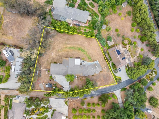 3048 Jason Rd, Fallbrook, CA 92028 - aerial view of property's location featuring property boundaries highlighted
