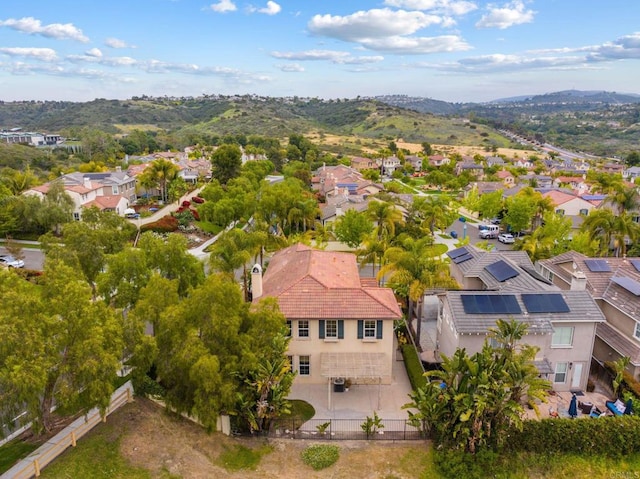 2705 Plumeria Dr, Carlsbad, CA 92009 - aerial view with a residential view and a mountain view