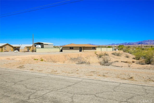 150020 Bluewater Rd, Big River, CA 92242 - view of yard featuring a mountain view