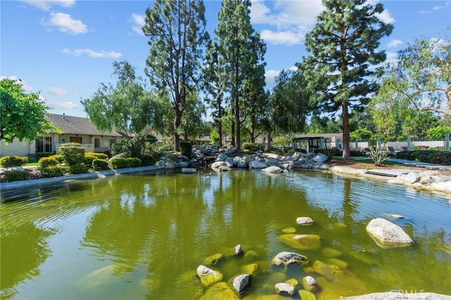 property view of water