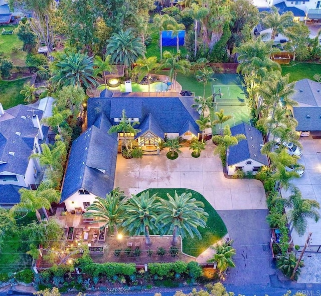 aerial view