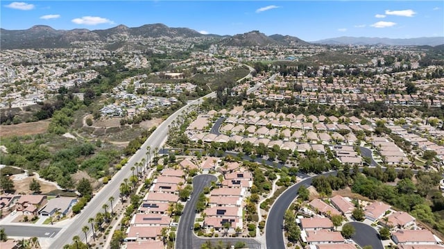 40050 Corte Fortuna, Murrieta, CA 92562 - drone / aerial view featuring a mountain view and a residential view