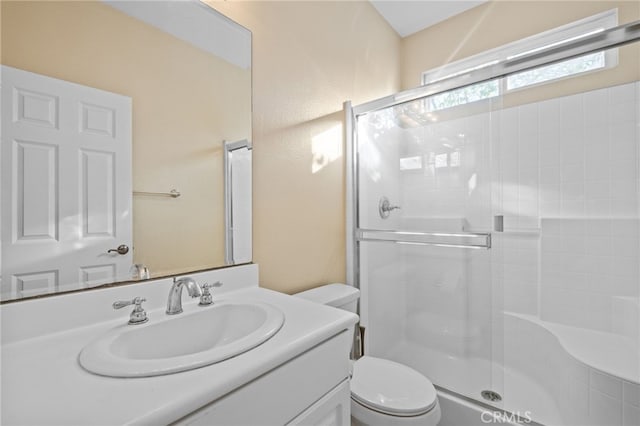 11151 Tesota Loop St, Corona, CA 92883 - full bathroom with a shower stall, toilet, and vanity