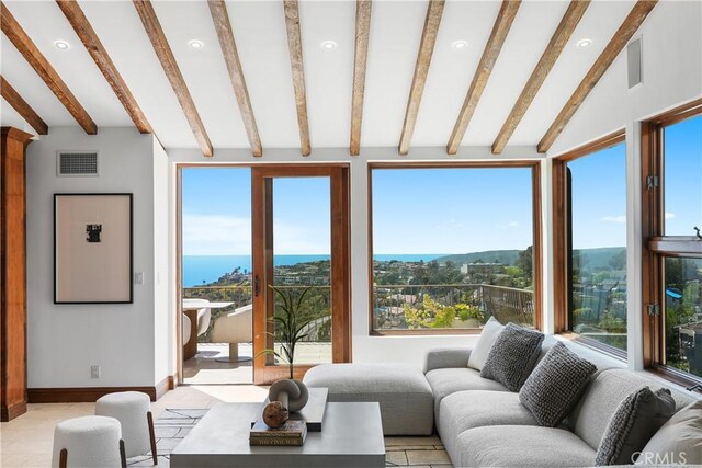 2516 Temple Hills Dr, Laguna Beach, CA 92651 - living area featuring recessed lighting