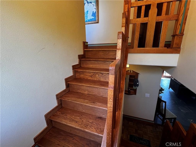 view of stairs