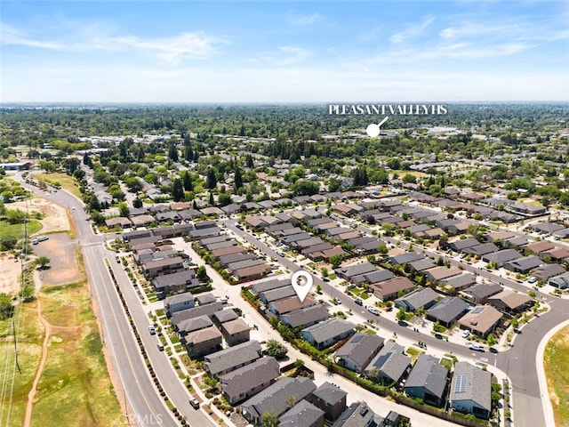 birds eye view of property featuring a residential view