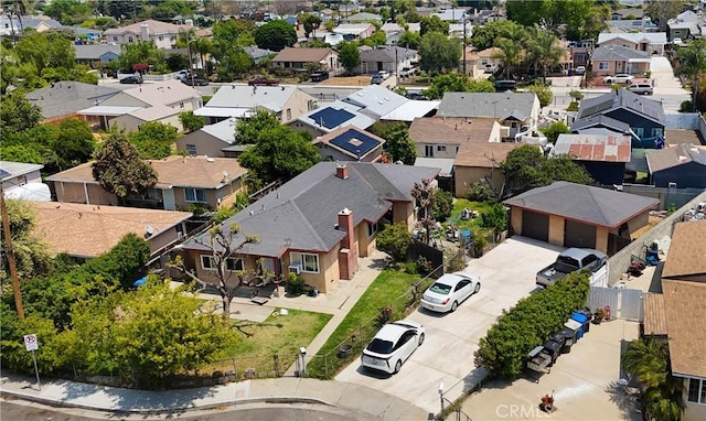 birds eye view of property featuring a residential view