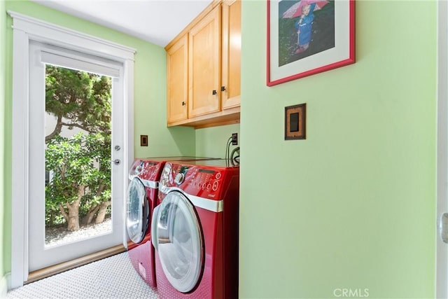 2245 Avenida Salvador, San Clemente, CA 92672 - laundry area featuring cabinet space and washing machine and dryer