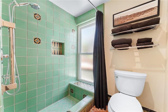 2245 Avenida Salvador, San Clemente, CA 92672 - full bathroom with toilet, a tile shower, and plenty of natural light