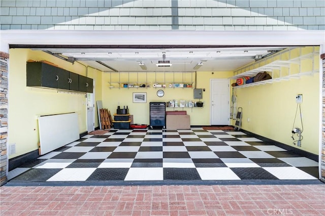 2245 Avenida Salvador, San Clemente, CA 92672 - garage with electric panel and a garage door opener