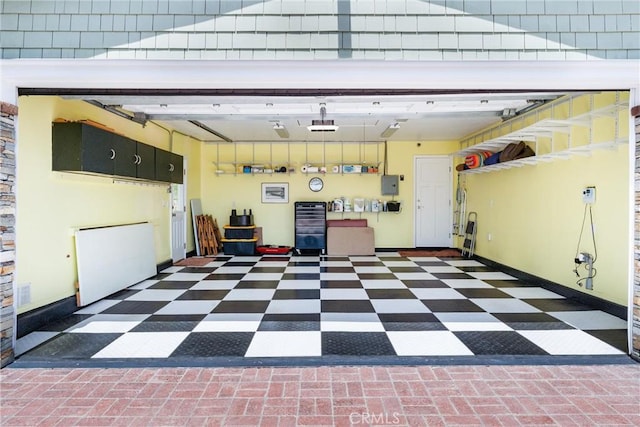 2245 Avenida Salvador, San Clemente, CA 92672 - garage featuring a garage door opener and electric panel