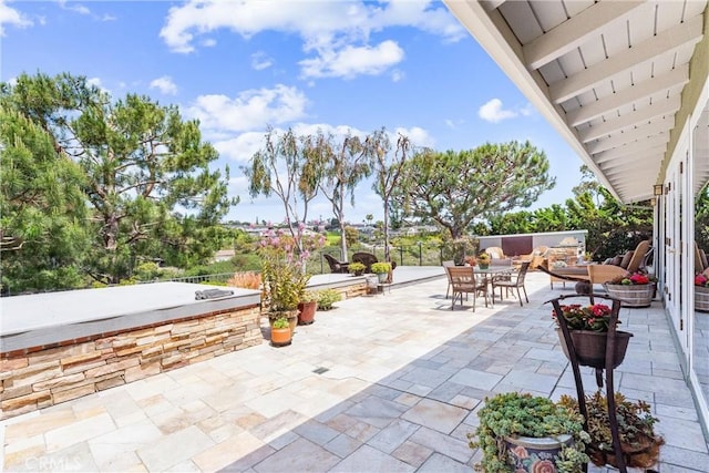 2245 Avenida Salvador, San Clemente, CA 92672 - view of patio / terrace with outdoor dining space and an outdoor living space