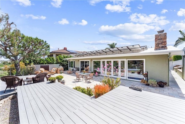 2245 Avenida Salvador, San Clemente, CA 92672 - wooden deck with an outdoor hangout area and a patio