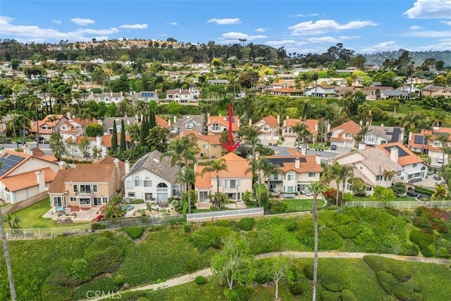 view of property location with nearby suburban area