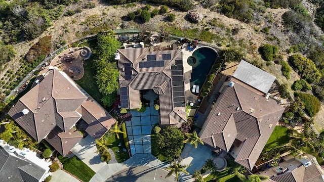 drone / aerial view
