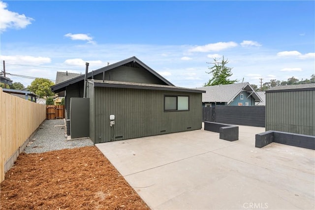 6123 Tipton Way, Los Angeles, CA 90042 - rear view of house featuring a patio area, crawl space, and a fenced backyard