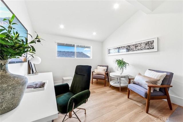 9 Jasmine Creek Dr, Corona Del Mar, CA 92625 - office with light wood-style floors, lofted ceiling, and recessed lighting