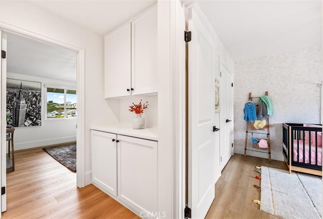 9 Jasmine Creek Dr, Corona Del Mar, CA 92625 - corridor with light wood finished floors