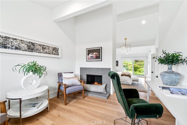 9 Jasmine Creek Dr, Corona Del Mar, CA 92625 - office featuring a fireplace and light wood-style flooring