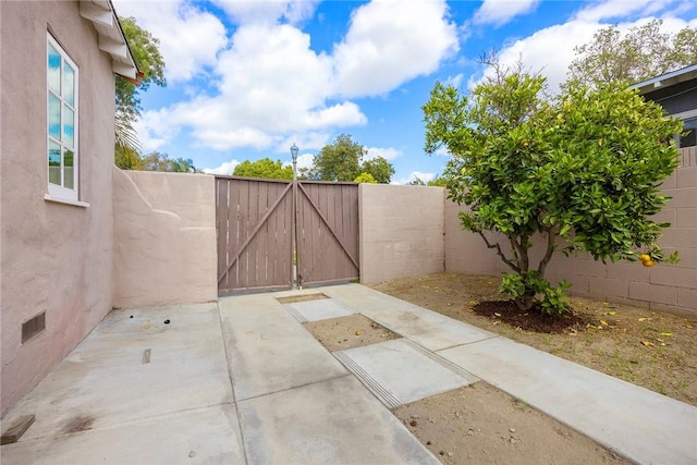 521 N Vine St, Anaheim, CA 92805 - view of patio / terrace featuring a fenced backyard and a gate