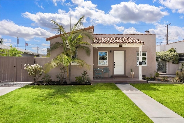 521 N Vine St, Anaheim, CA 92805 - mediterranean / spanish-style house featuring stucco siding and a tile roof