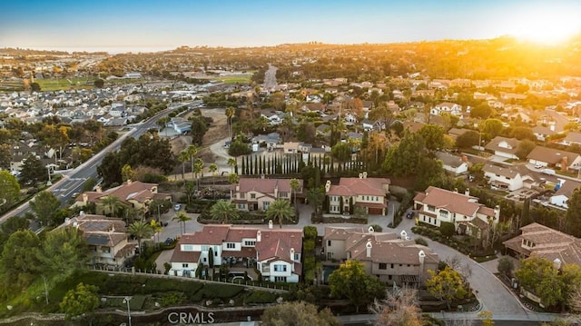 birds eye view of property featuring a residential view