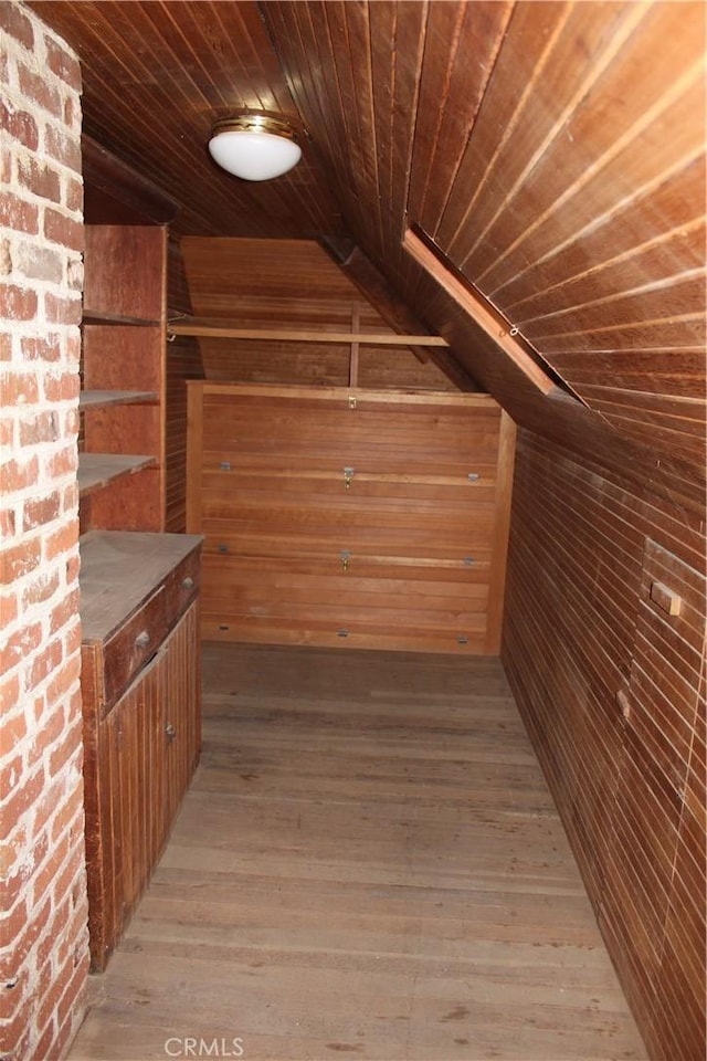 view of storage room