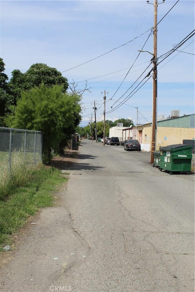 view of road