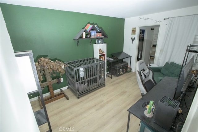 73881 Siesta Dr Unit 29, Palms, CA 92277 - living area with wood finished floors