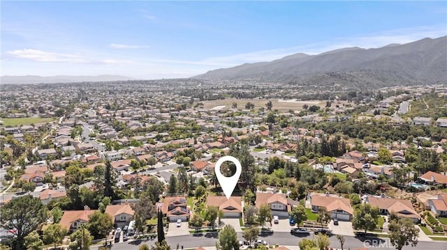 2757 Cape Dr, Corona, CA 92882 - aerial view of residential area with mountains