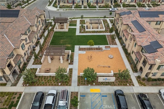 3981 E Huntington St, Ontario, CA 91761 - drone / aerial view featuring a residential view