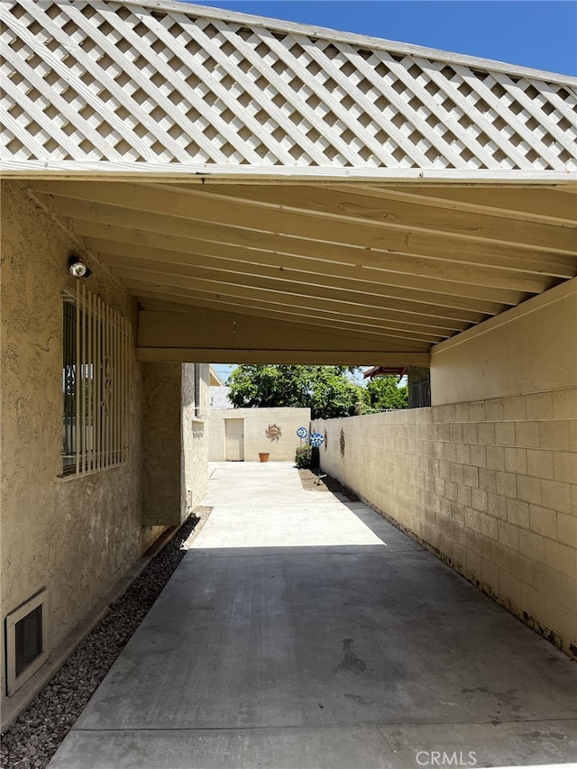 1449 W 45th St, Los Angeles, CA 90062 - view of patio / terrace with fence