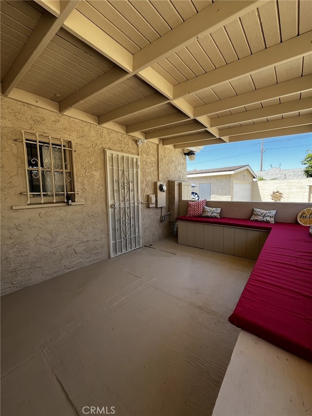 1449 W 45th St, Los Angeles, CA 90062 - view of patio / terrace featuring fence
