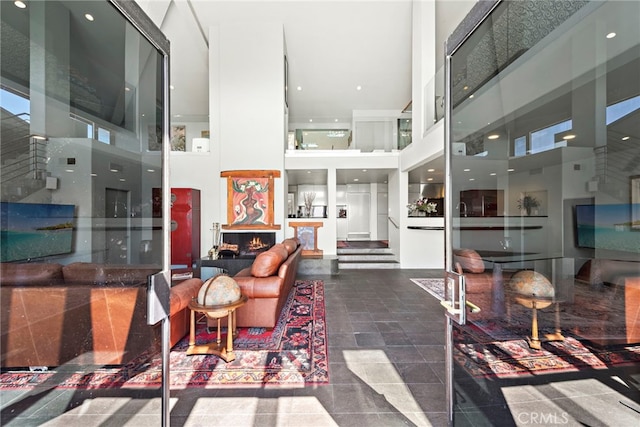 lobby with stairway