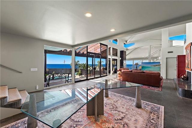 lobby featuring stairs