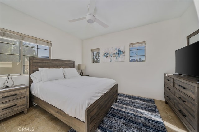 48674 Acropolis St, Indio, CA 92201 - bedroom featuring a ceiling fan and light tile patterned floors