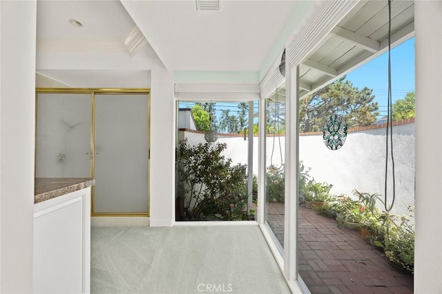 15723 La Belle St, Hacienda Heights, CA 91745 - unfurnished sunroom with plenty of natural light and visible vents