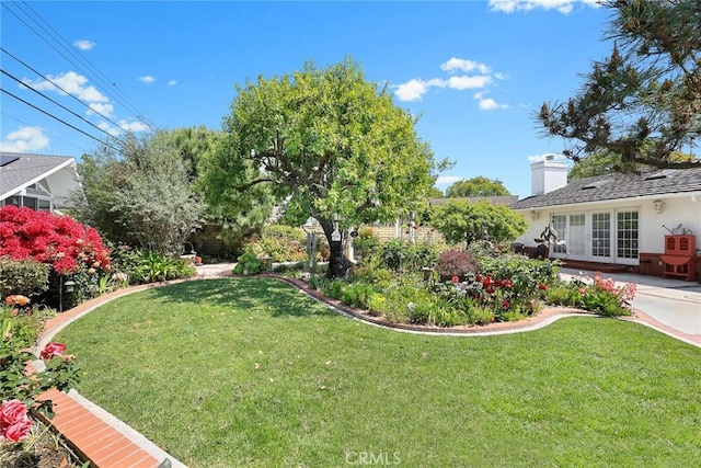 15723 La Belle St, Hacienda Heights, CA 91745 - view of yard with a patio and french doors