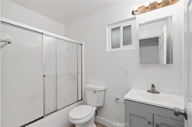 33340 Gisborne Way, Lake Elsinore, CA 92530 - bathroom featuring vanity and shower / bath combination with glass door