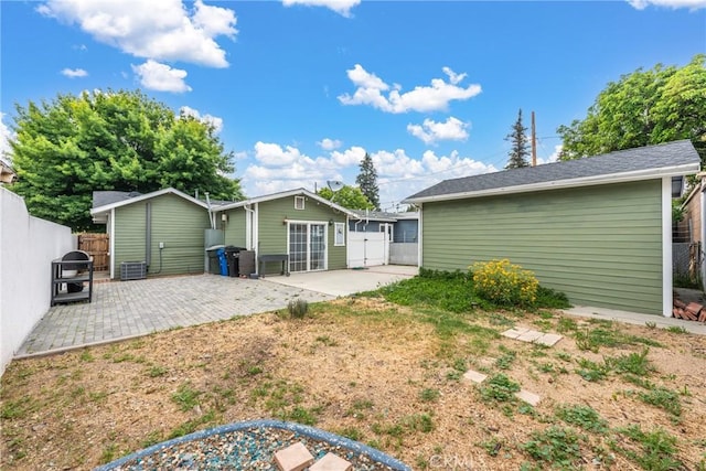 6338 Court Ave, Whittier, CA 90601 - back of house with a patio area, cooling unit, and fence