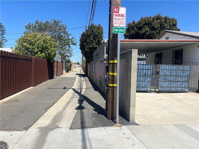 view of street