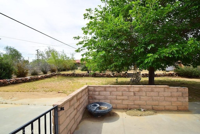 view of yard