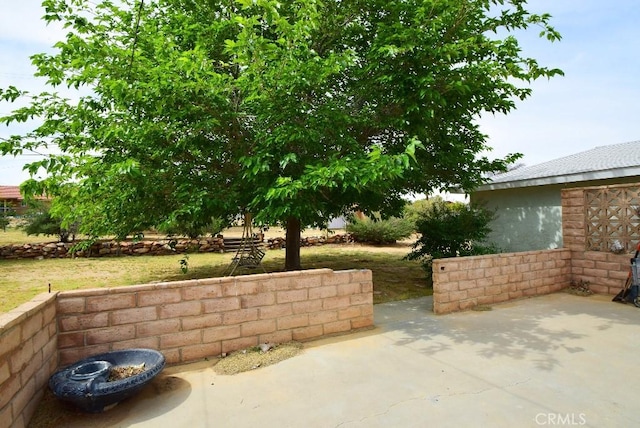 view of patio